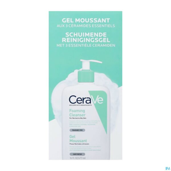 Packshot Cerave Foaming Cleanser Duo 2x473ml