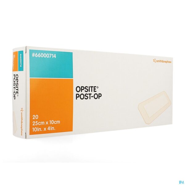 Packshot Opsite Post Op N 25,0cmx10,0cm 20 66000714 Packshot Opsite Post Op N 25,0cmx10,0cm 20 66000714