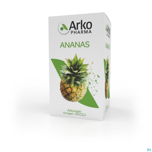Packshot Arkocaps Ananas Plantaardig 150