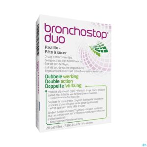 Packshot Bronchostop Duo Pastilles 20