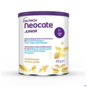 Packshot Neocate Junior Vanille 400g
