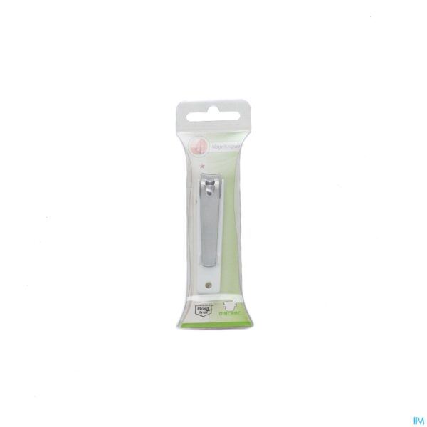 Packshot Mörser Nagelknipper Inox Style wit/zwart met hoes N°472