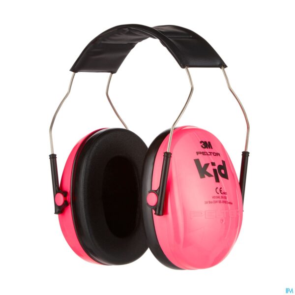 Productshot Peltor Hearing Protector Kid Neon Pink 1