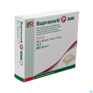 Packshot Suprasorb P Schuimverb Pu Wcl 10,0x10,0cm 10 20417