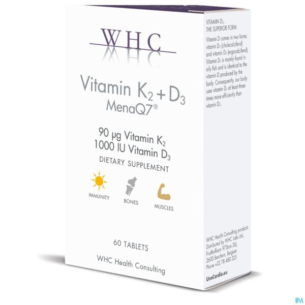 Packshot Vitamin K2 + D3 TAB. 60