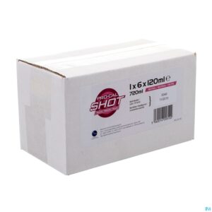 Packshot Pro-cal Shot Aardbei 6x120ml