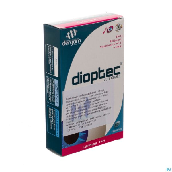Packshot Dioptec Dergam Caps 60 Packshot Dioptec Dergam Caps 60