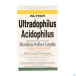 Packshot Altisa Ultradophil.acidoph.+inuline Adv. V-caps 60