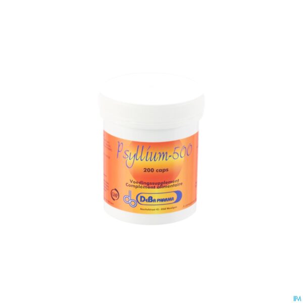 Packshot Psyllium Caps 200 Deba