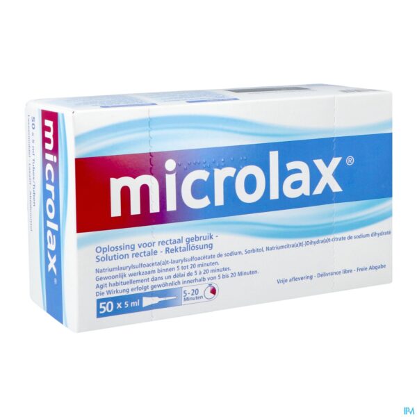 Packshot Microlax 50 Tube Packshot Microlax 50 Tube