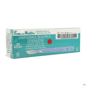Packshot Scalpel S.m Disposable Steriel Nr20 10