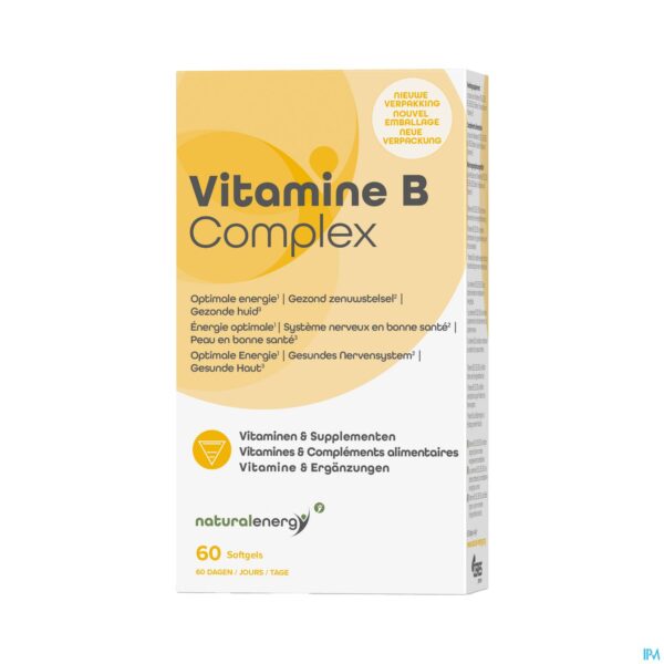 Packshot Natural Energy Vitamine B Complex Caps 60 Packshot Natural Energy Vitamine B Complex Caps 60