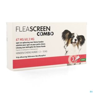 Packshot Fleascreen Combo 67mg/60,3mg Spot On Hond Pipet 3