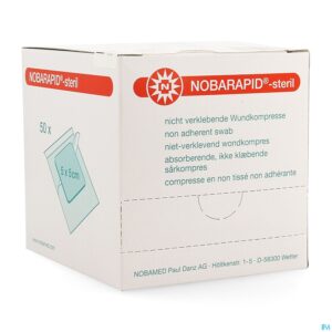Packshot Noba Nobarapid Set Steriel 5,0x 5,0cm 50 9320391