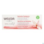 Packshot Weleda Tandpasta Ratanhia Roos 75ml