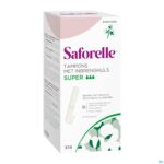 Packshot Saforelle Coton Protect Tampons Inbrengh. Super 14
