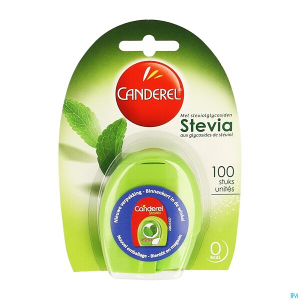 Packshot Canderel Green Stevia Tabl 100