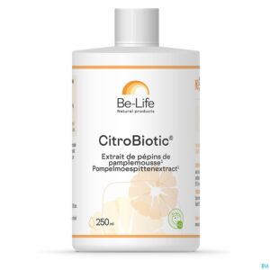 Packshot Citrobiotic Be Life Pompelmoespit Extract 250ml