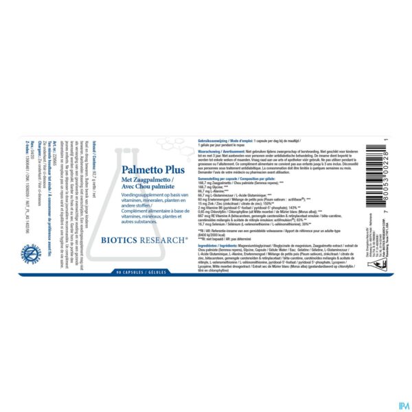 Lifestyle_image Palmetto Plus Biotics Caps 90
