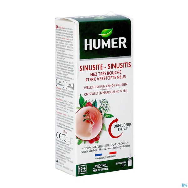 Packshot Humer Sinusitis Neusspray 15ml