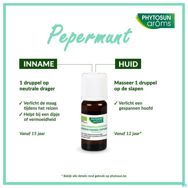 Lifestyle_image Phytosun Pepermunt Fr-bio-01 10ml