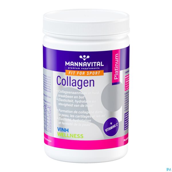 Packshot Mannavital Collagen Platinum 306g Packshot Mannavital Collagen Platinum 306g