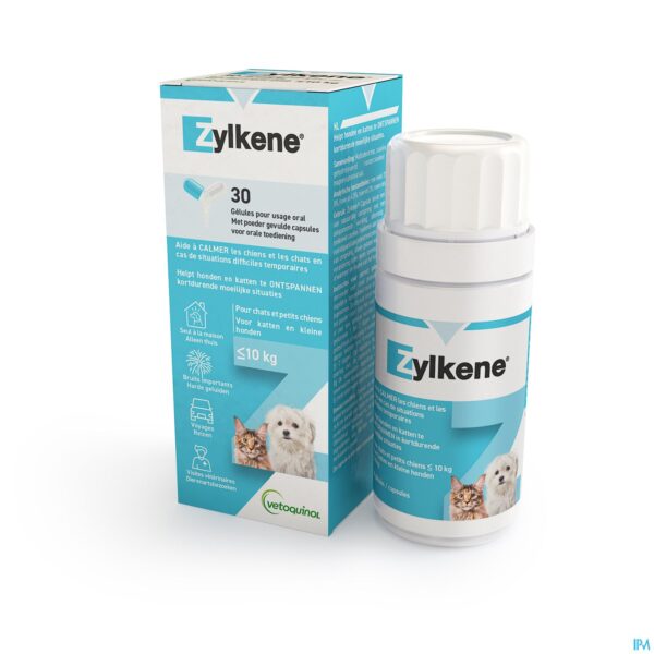 Productshot Zylkene 75mg <10kg Caps 30 Productshot Zylkene 75mg