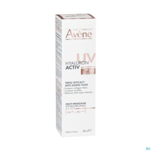 Packshot Avene Hyaluron Activ Uv Spf50 Fluide 40ml