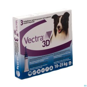 Packshot Vectra 3d Opl Spot-on Hond Pipet 3x3,6ml