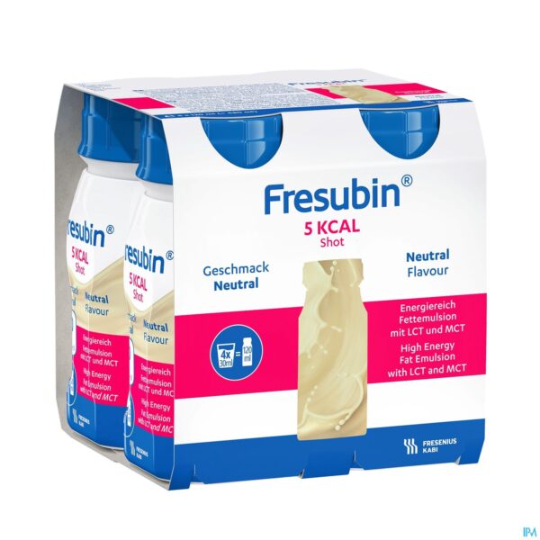 Packshot Fresubin 5 Kcal Shot 120ml Neutre/neutraal Packshot Fresubin 5 Kcal Shot 120ml Neutre/neutraal