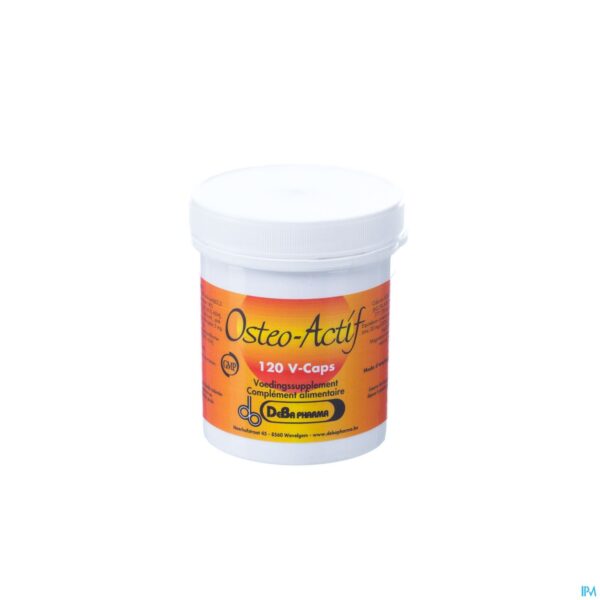 Packshot Osteo Actif V-caps 120 Deba