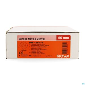 Packshot Dansac Nova 2 Convex Platen 15-42mm 5 1555-15