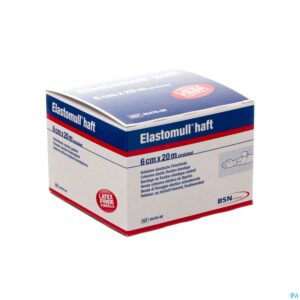 Packshot Elastomull Haft Latexvrij 6cmx20m 4547600