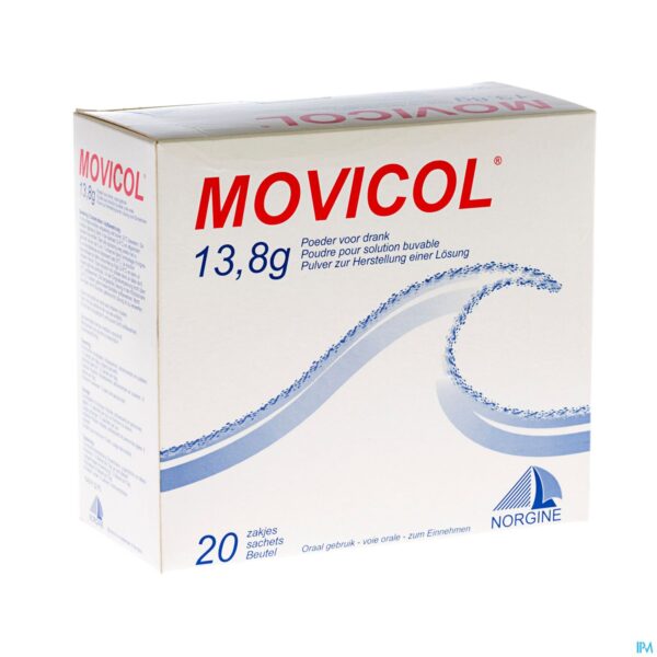 Packshot Movicol Impexeco Citroen Pdr Zakje 20x13,8g Pip