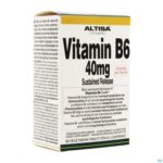 Packshot Altisa Vit B6 40mg Sustained Release Tabl 90