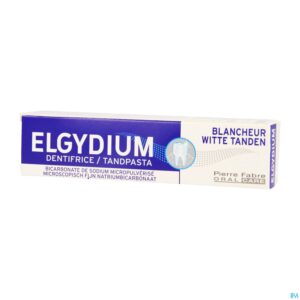 Packshot Elgydium Tandpasta Witte Tand. 75ml