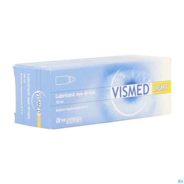 Packshot Vismed Light Bevochtigen Ogen 0,1% 15ml