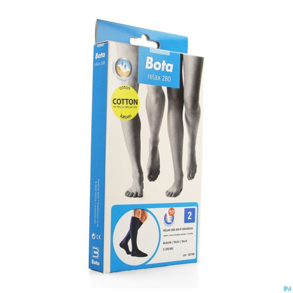 Packshot Bota Relax 280 Katoen Korte Kous Blue N2 Packshot Bota Relax 280 Katoen Korte Kous Blue N2