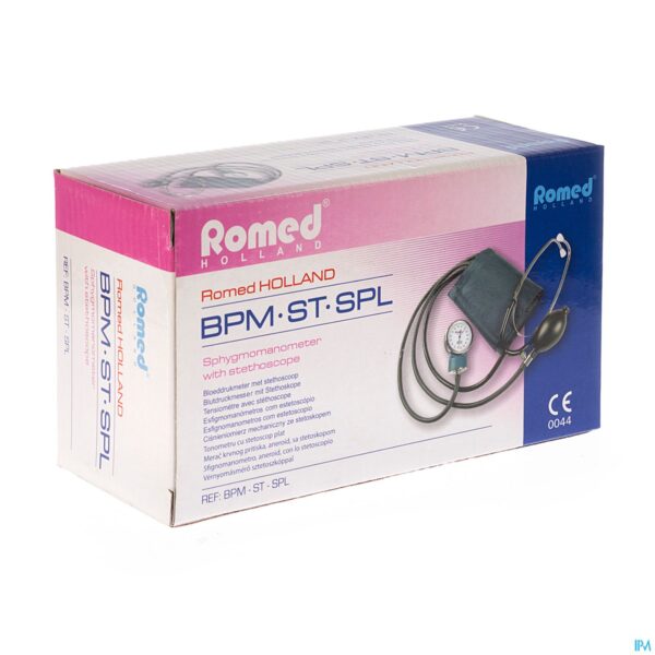 Packshot Bloeddrukmeter + Stethoscoop Romed Pontos