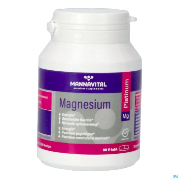 Productshot Mannavital Magnesium Platinum Nf Tabl 90
