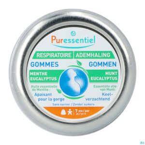 Packshot Puressentiel Ademhaling Gommen Keel Eucalypt. 24