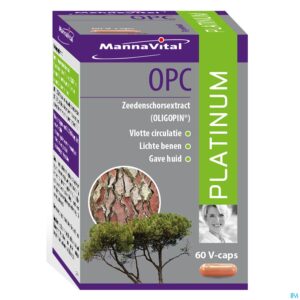 Packshot Mannavital Opc Platinum V-caps 60