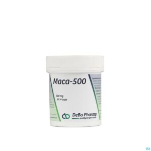 Packshot Maca 500 V-caps 60 Deba