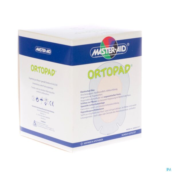 Packshot Ortopad Wit Medium Oogkompres 50 70022
