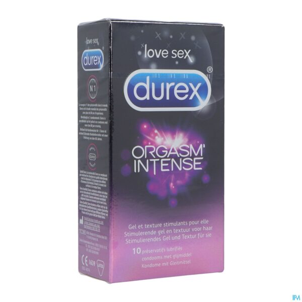 Packshot Durex Orgasm Intens Condoms 10