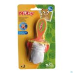 Packshot Nûby Sabbelzakje vervangnetjes - 6m+