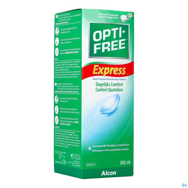 Packshot Opti-free Express Solution 355ml Packshot Opti-free Express Solution 355ml