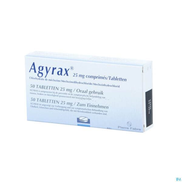 Packshot Agyrax 25mg Comp 50