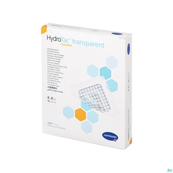 Packshot Hydrotac Transpar. Comf. 8x8cm 10 6859251 Hartmann Packshot Hydrotac Transpar. Comf. 8x8cm 10 6859251 Hartmann