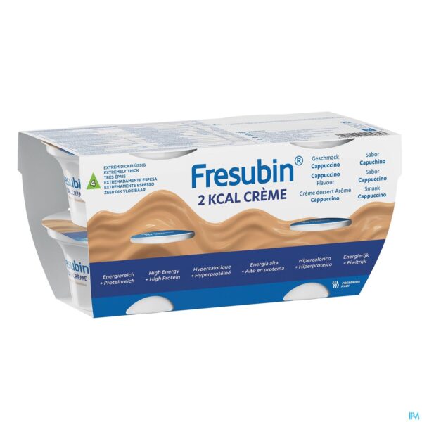 Packshot Fresubin 2 Kcal Crème 125g Cappuccino Packshot Fresubin 2 Kcal Crème 125g Cappuccino
